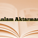 Anlam Aktarması