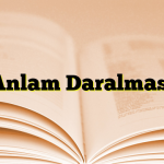 Anlam Daralması