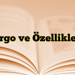 Argo ve Özellikleri