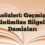 Atasözleri: Geçmişten Günümüze Bilgelik Damlaları