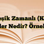 Birleşik Zamanlı (Kipli) Fiiller Nedir? Örnekler