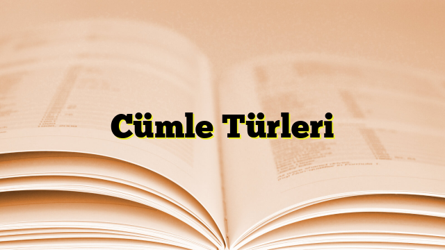 Cümle Türleri