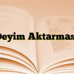 Deyim Aktarması