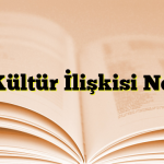 Dil-Kültür İlişkisi Nedir?