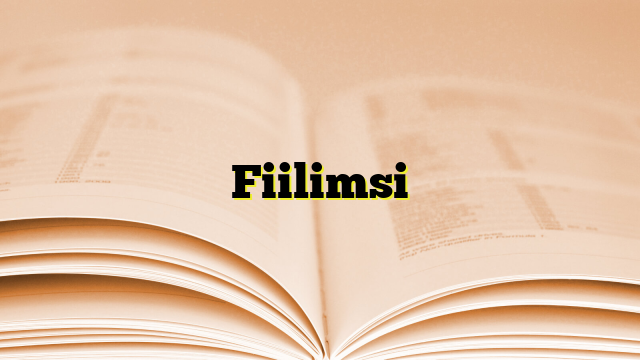 Fiilimsi