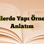 Fiillerde Yapı Örnekli Anlatım