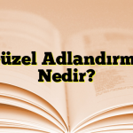 Güzel Adlandırma Nedir?