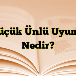 Küçük Ünlü Uyumu Nedir?