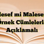 Maalesef mi Malesef mi? Örnek Cümlelerle Açıklamalı