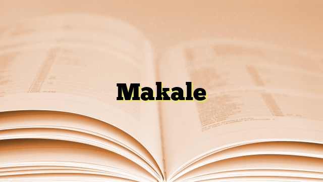 Makale