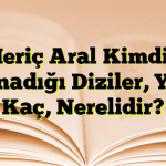 Meriç Aral Kimdir, Oynadığı Diziler, Yaşı Kaç, Nerelidir?