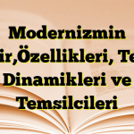 Modernizmin Nedir,Özellikleri, Temel Dinamikleri ve Temsilcileri