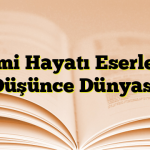 Nesimi Hayatı Eserleri ve Düşünce Dünyası