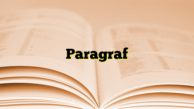 Paragraf