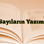 Sayıların Yazımı