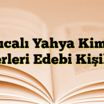 Taşlıcalı Yahya Kimdir? Eserleri Edebi Kişiliği