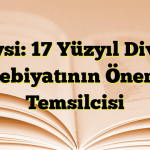 Veysi: 17 Yüzyıl Divan Edebiyatının Önemli Temsilcisi