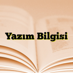 Yazım Bilgisi