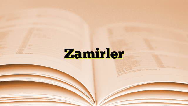 Zamirler