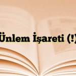 Ünlem İşareti (!)