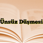 Ünsüz Düşmesi