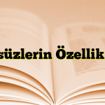 Ünsüzlerin Özellikleri