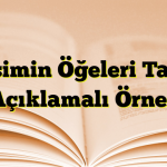 İletişimin Öğeleri Tanımı ve Açıklamalı Örnekler