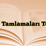 İsim Tamlamaları Test 4