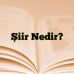 Şiir Nedir?