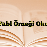 Fabl Örneği Oku