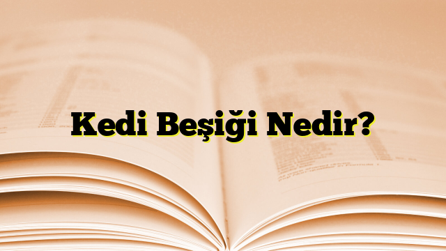 Kedi Beşiği Nedir?