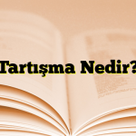 Tartışma Nedir?